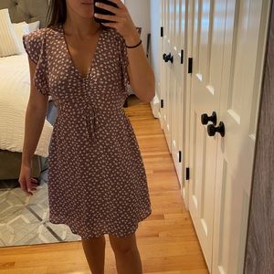 Purple flower dress NWT